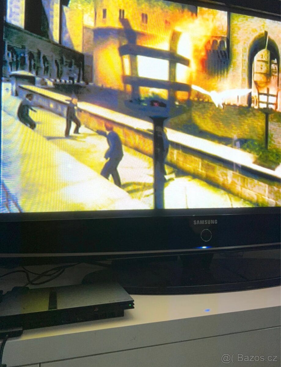 PS2 komplet + hry - 5