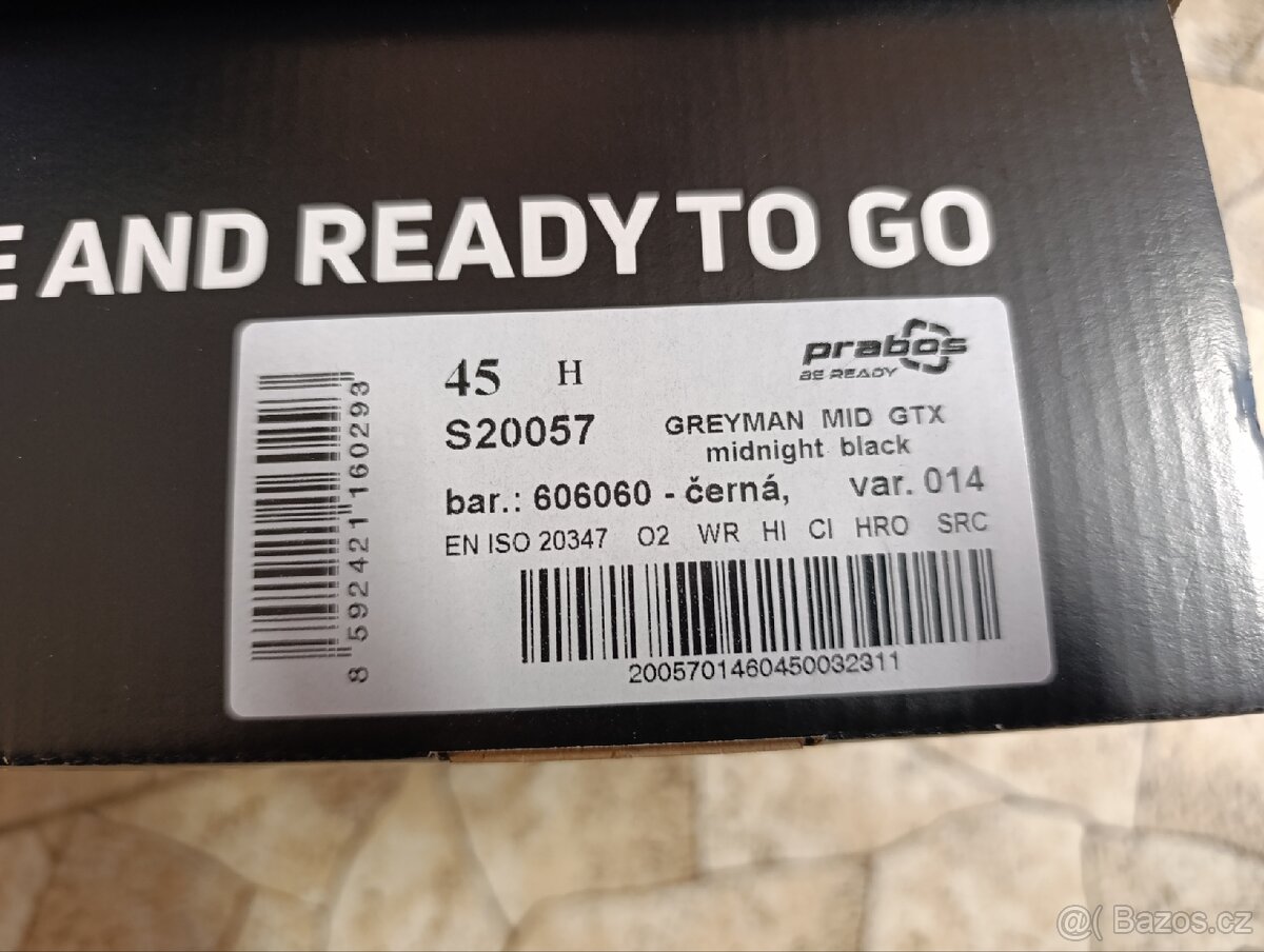 Prabos Greyman Mid GTX midnight black - 5