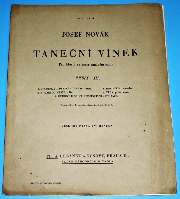 Historické hudebniny - notové sešity - 5