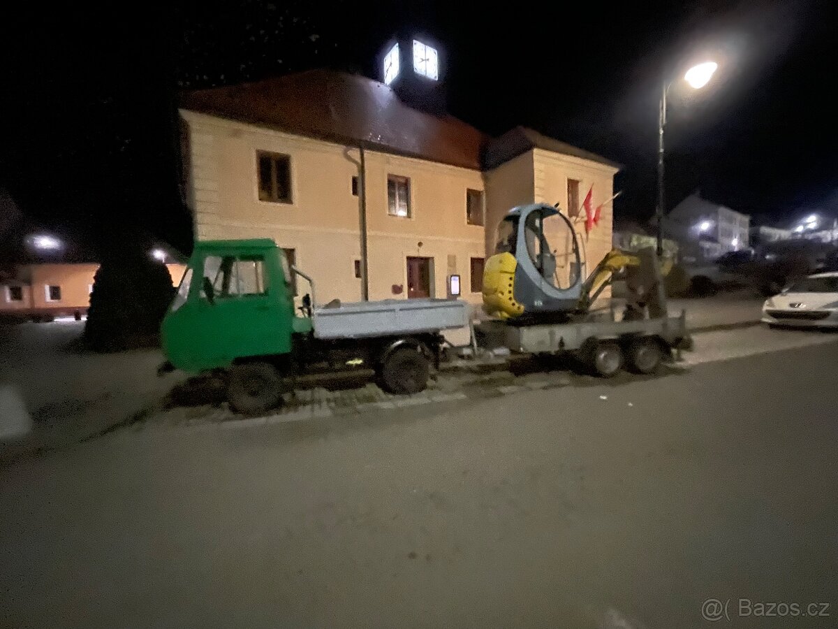 Vozík na minibagr - 5