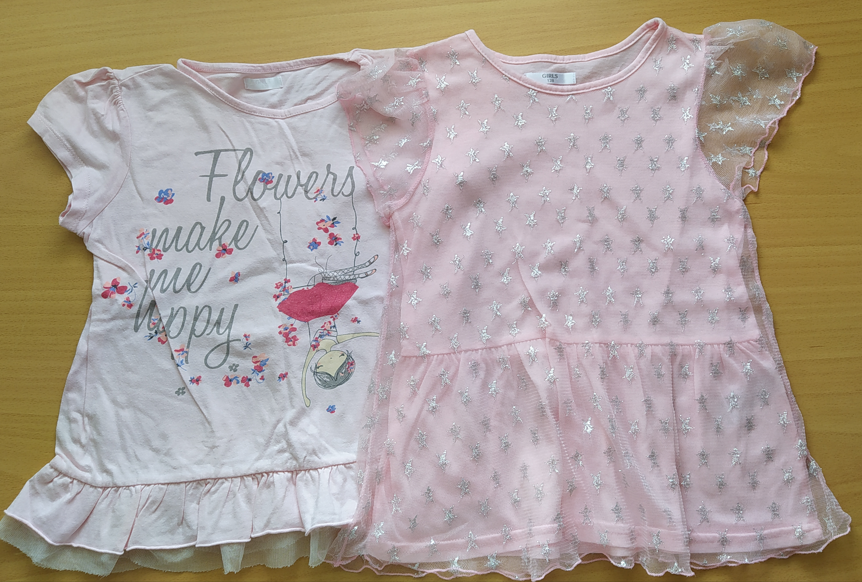 Šaty, trička, vel. 128 (18 ks) - 5
