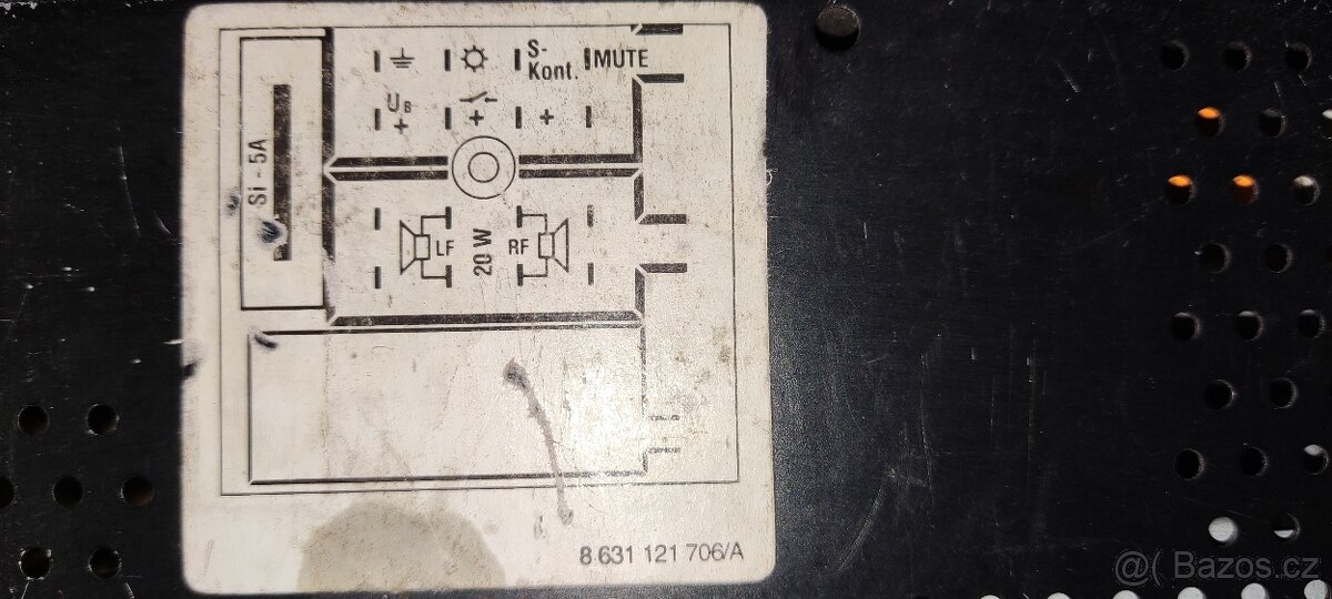 Originální autorádio AUDI Beta CC - 5