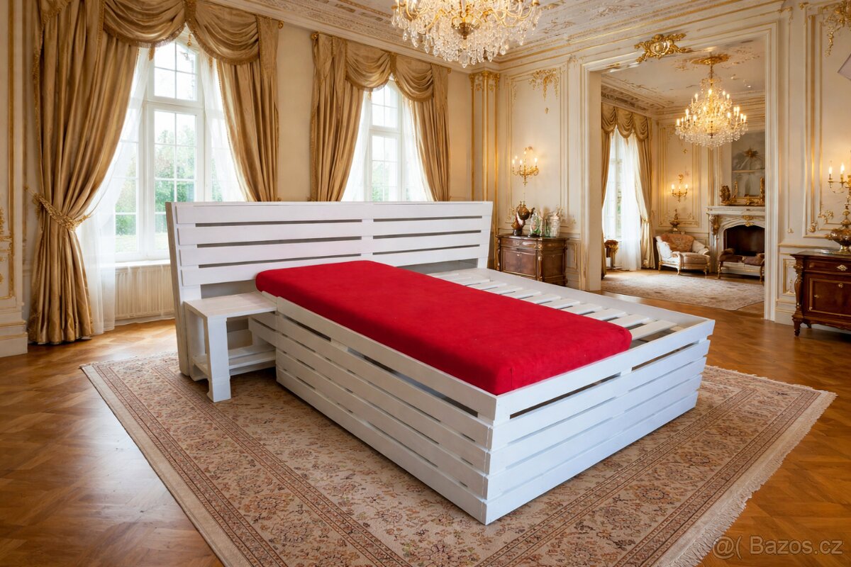 Postele v designu Palet - 5
