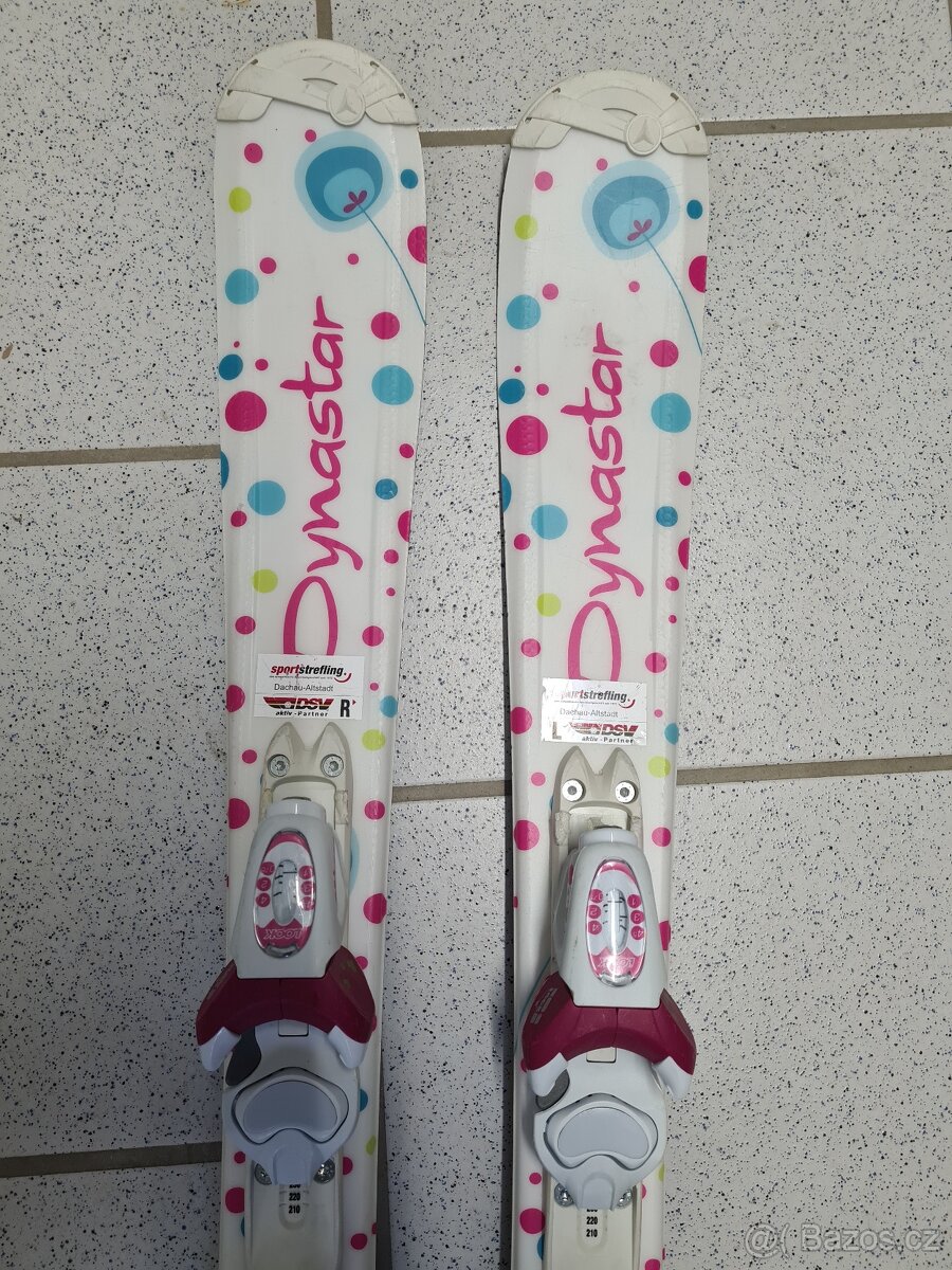 Dívčí lyže Dynastar 100cm + hulky - 5