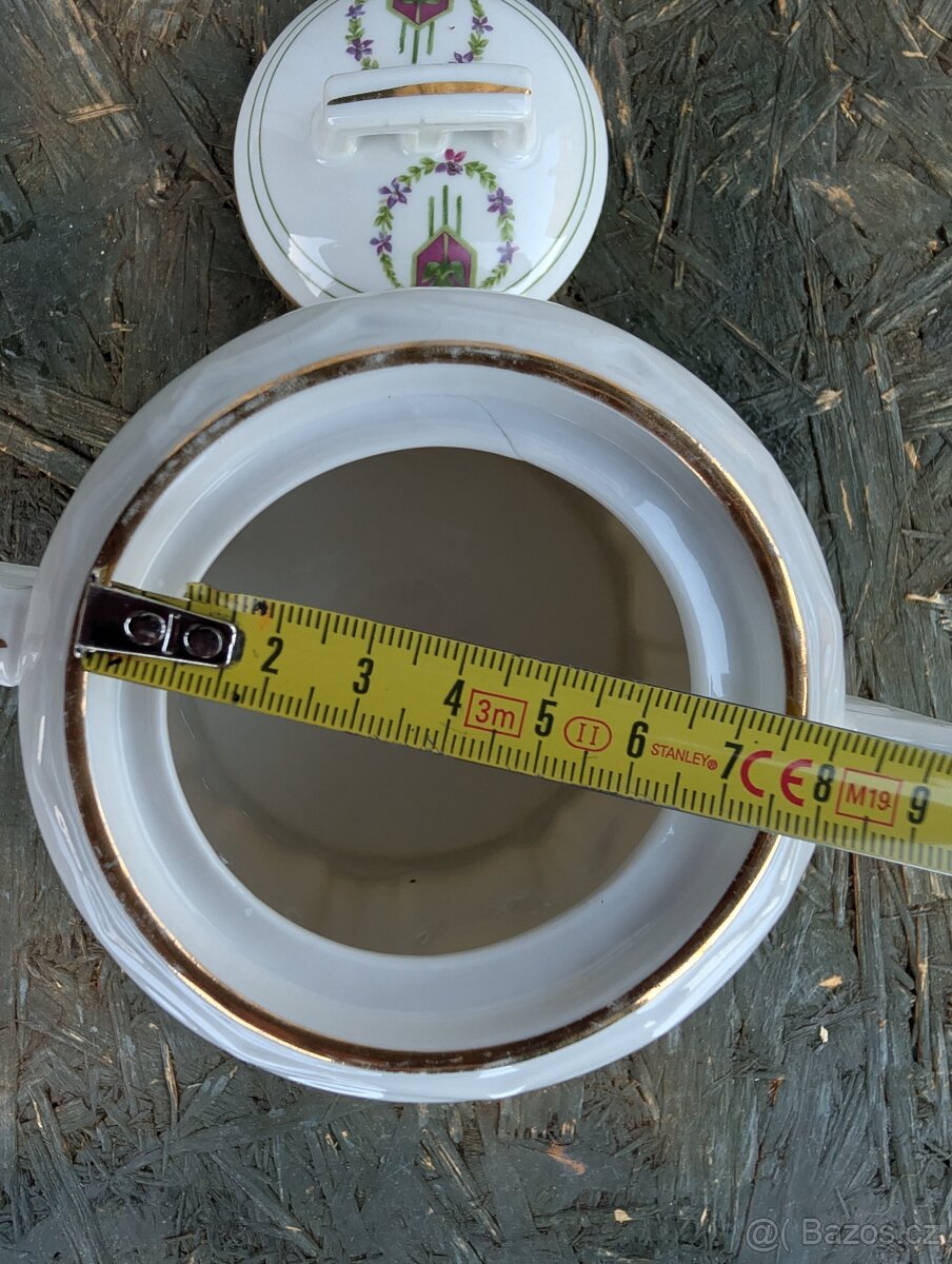 Sběratelská cukřenka v secesním stylu. - 5