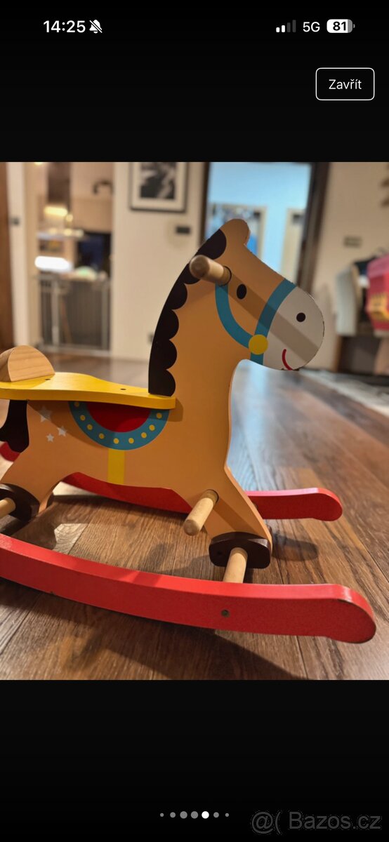 Dřevěný houpací kůň - 5