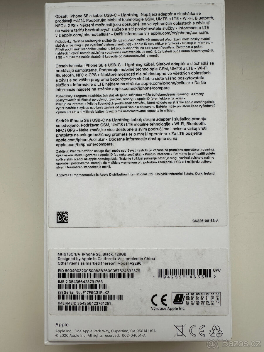 iPhone SE 2020 (2. generace) - 128 GB - 5