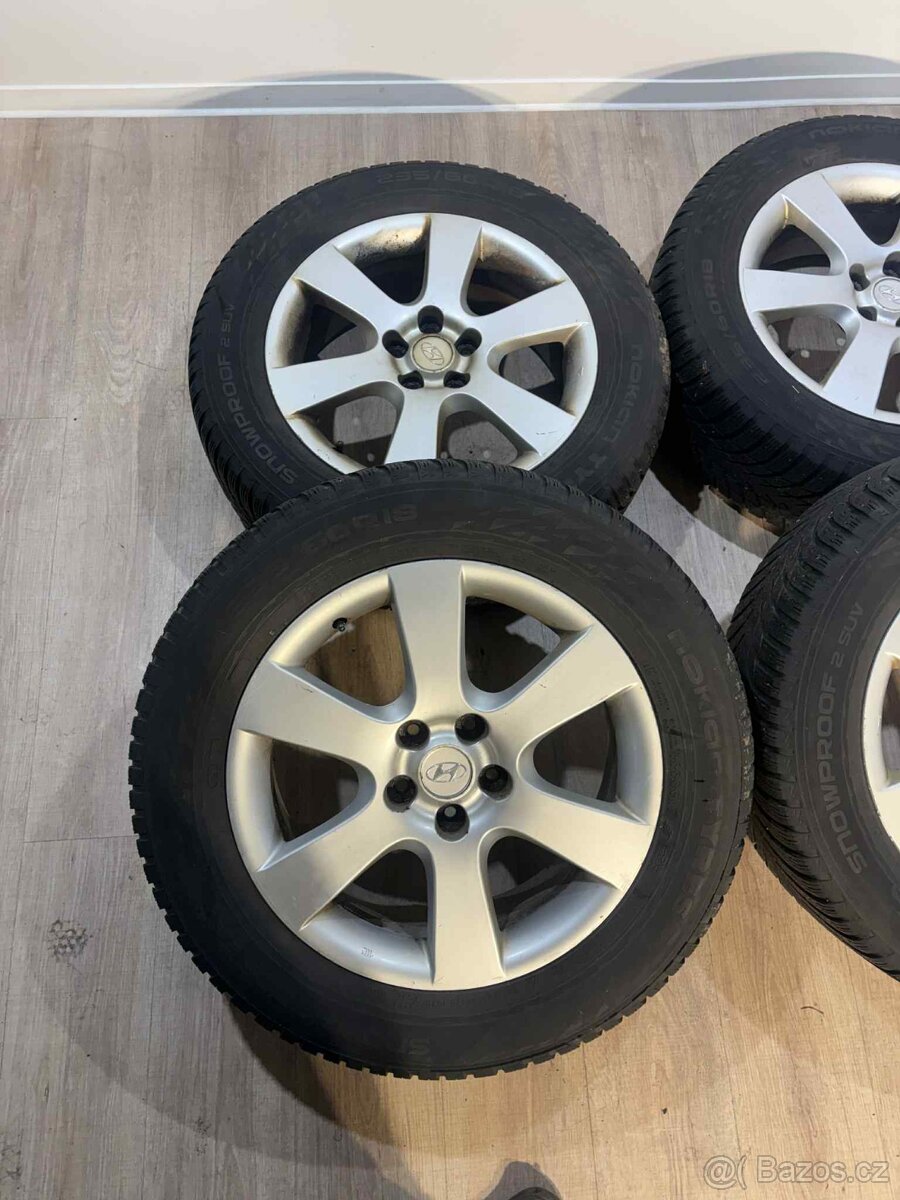 // Alu Hyundai Santa Fe II R18 - ZIMNÍ PNEU // - 5