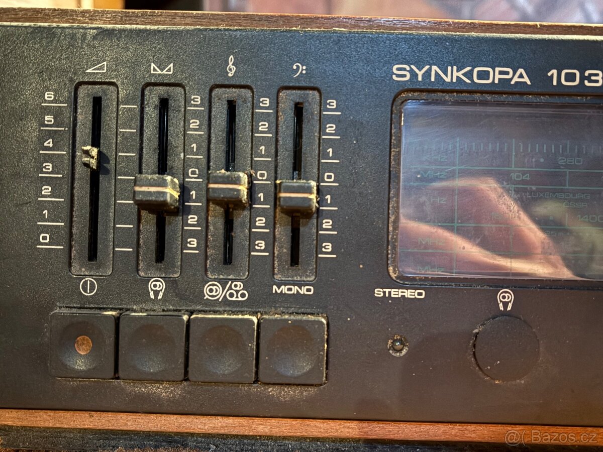 Retro gramofon TESLA 1032A "Synkopa" – Made in Czechoslova - 5