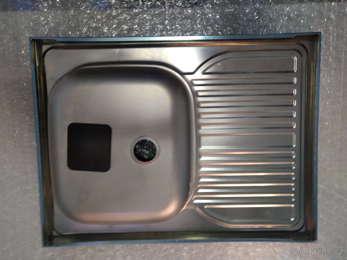 nerezový dřez, celoplošný oboustranný, matný - 5