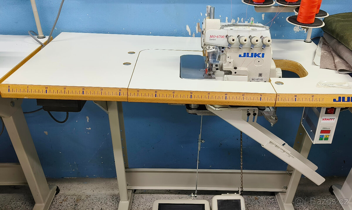 Průmyslový 4 nitny overlock JUKI MO-6714s - 5