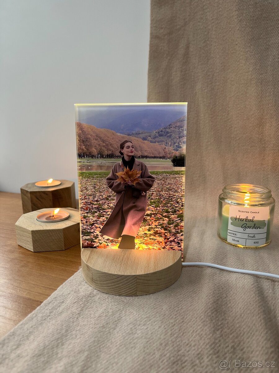 Personalizovaný LED hudební plakát, velikost A6 - 5