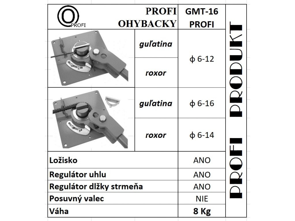 Ohýbačka na roxor, třmínky, háky - 5