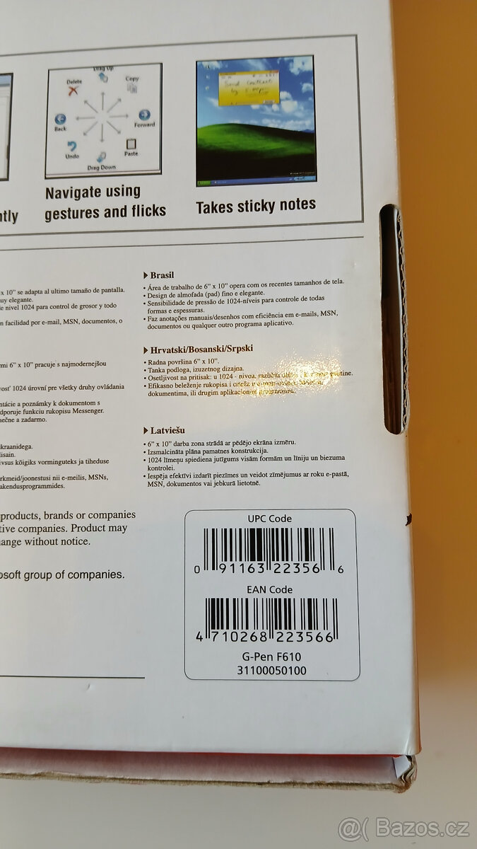 Genius grafický tablet G-PEN F610 6x 10" - 5