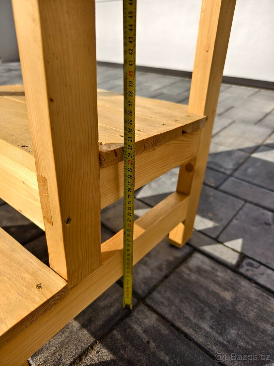 Dětská učící věž - masiv - TOP stav - 5