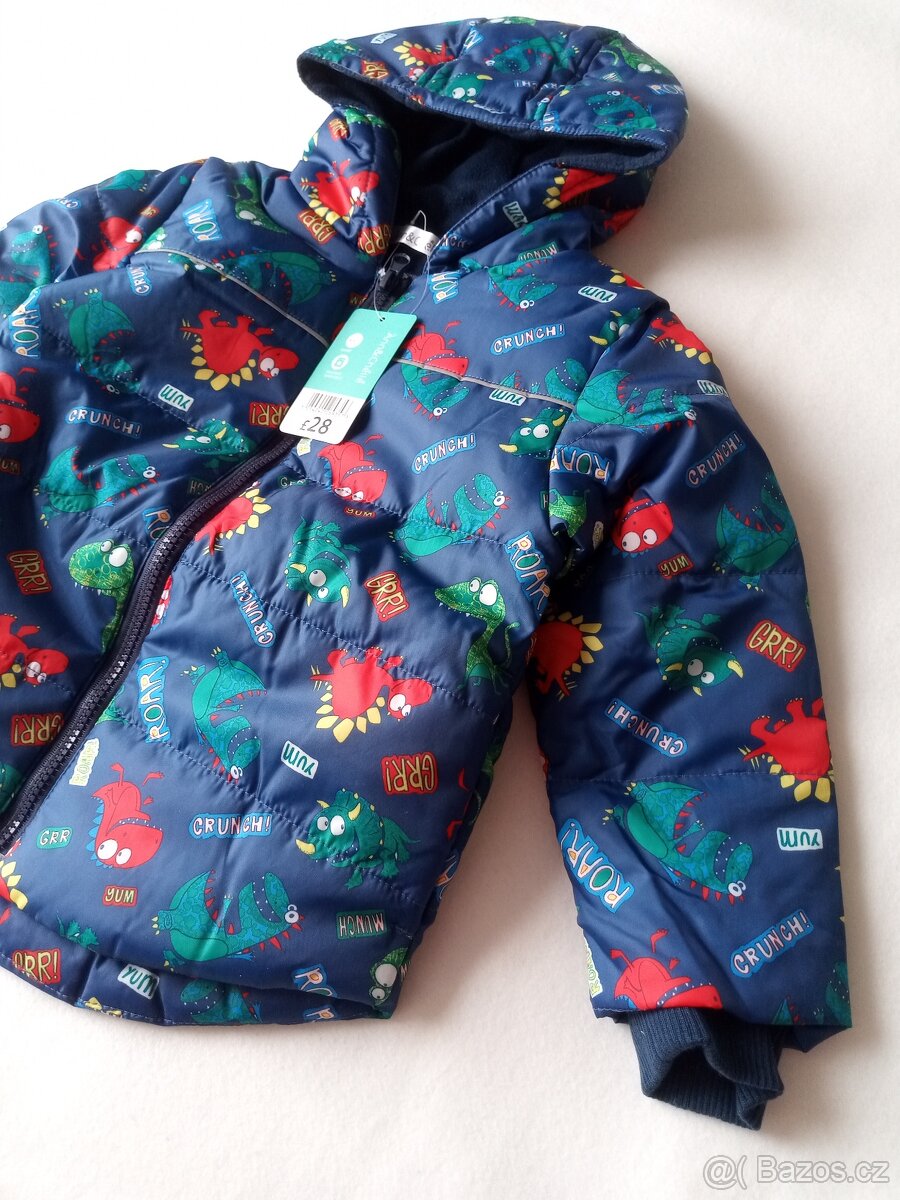 Nová podzimní Dino bunda, 98/104 - 5