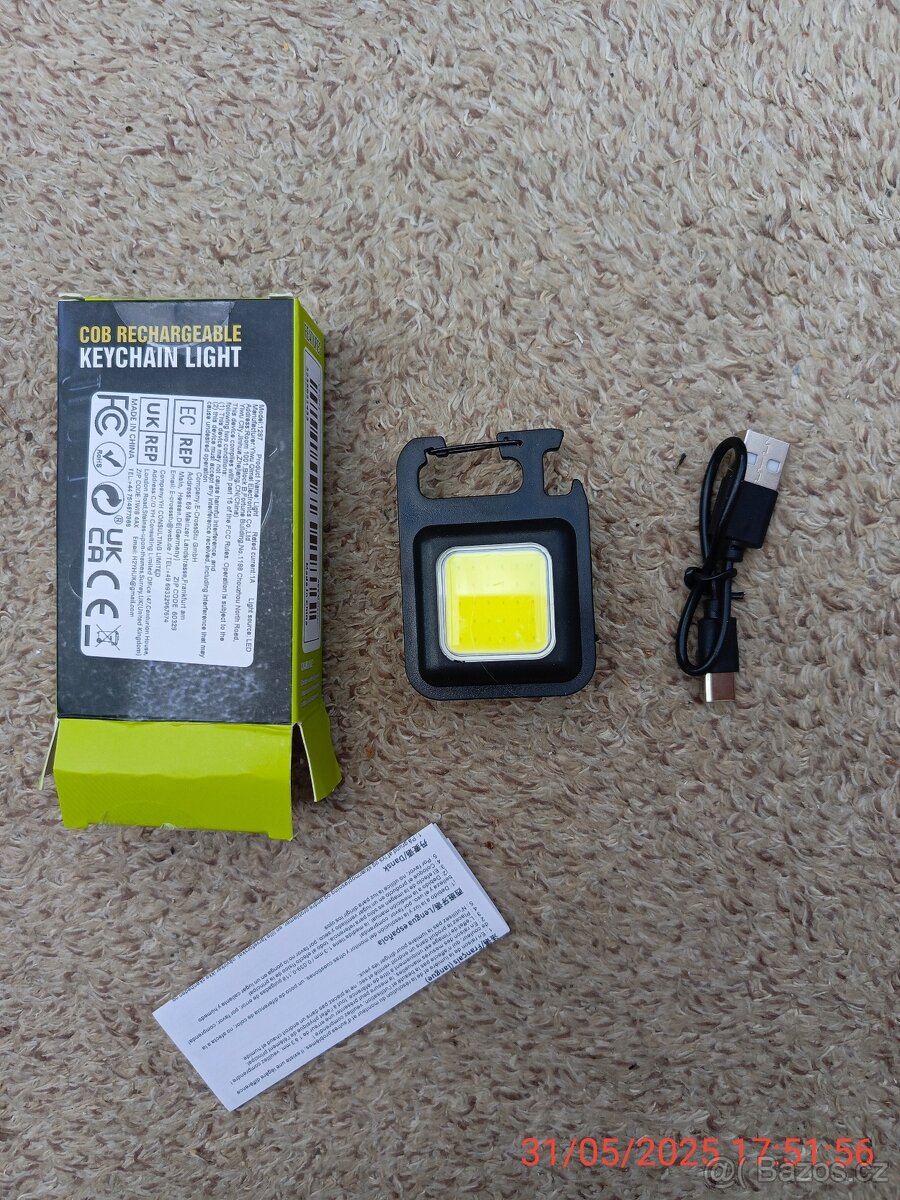 Led reflektor mini, dobíjecí. - 5