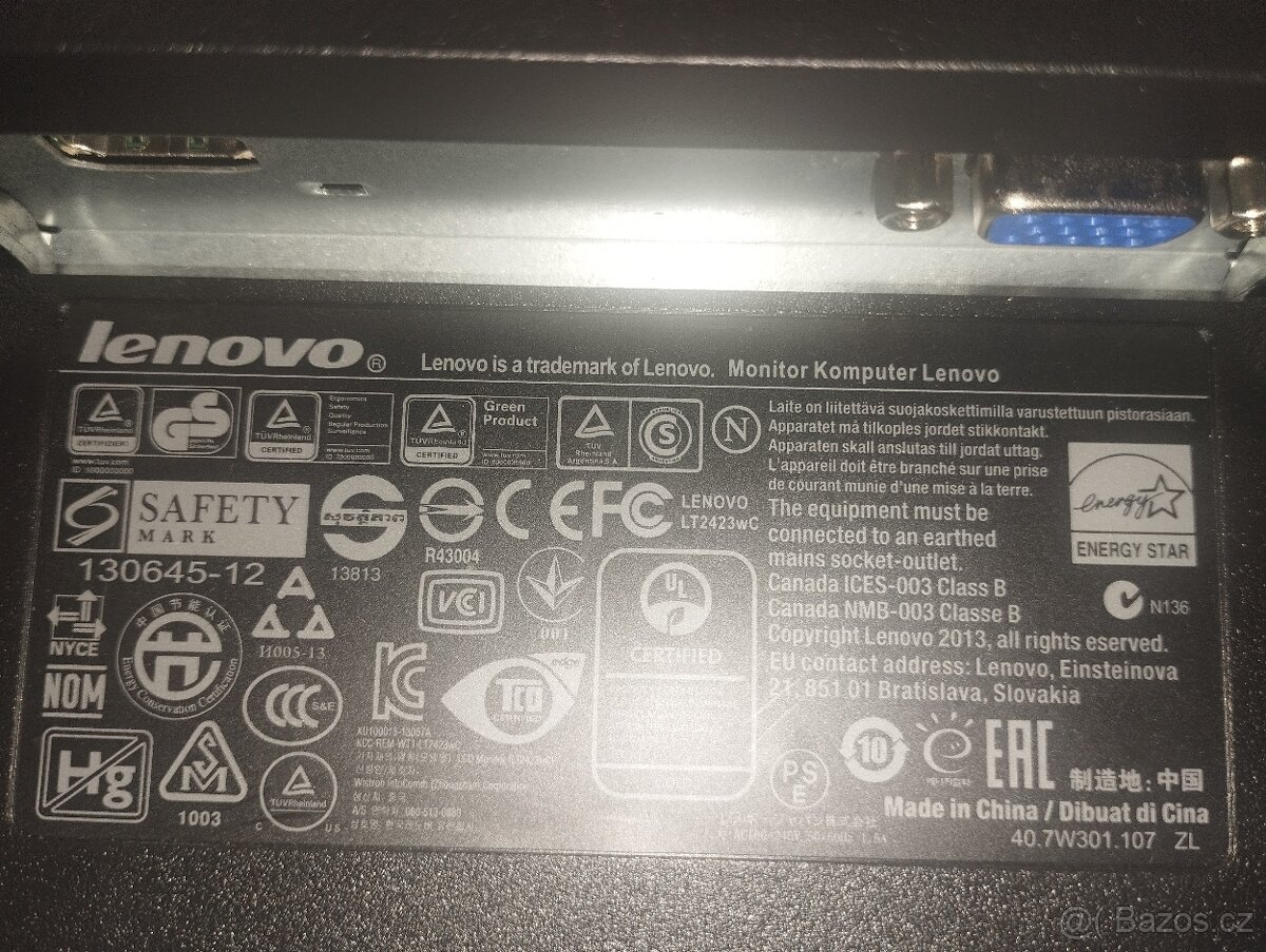 Monitor Lenovo LT 2423wC - 5