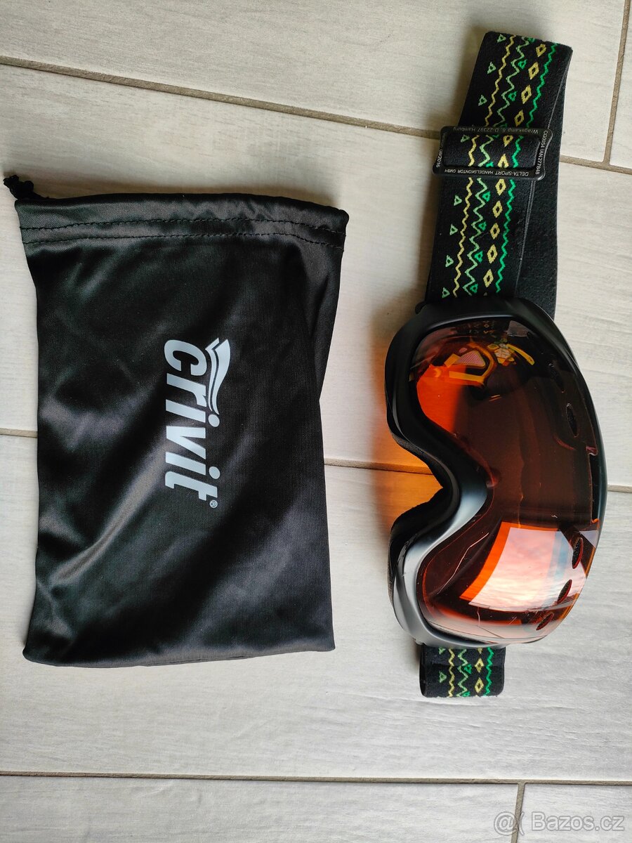 Dětská helma lyžařská + bryle - 5