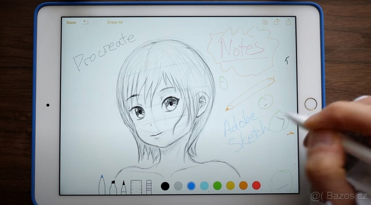 APPLE iPad Pro 9,7" WiFi Cellular 32GB, klávesnice, pencil - 5