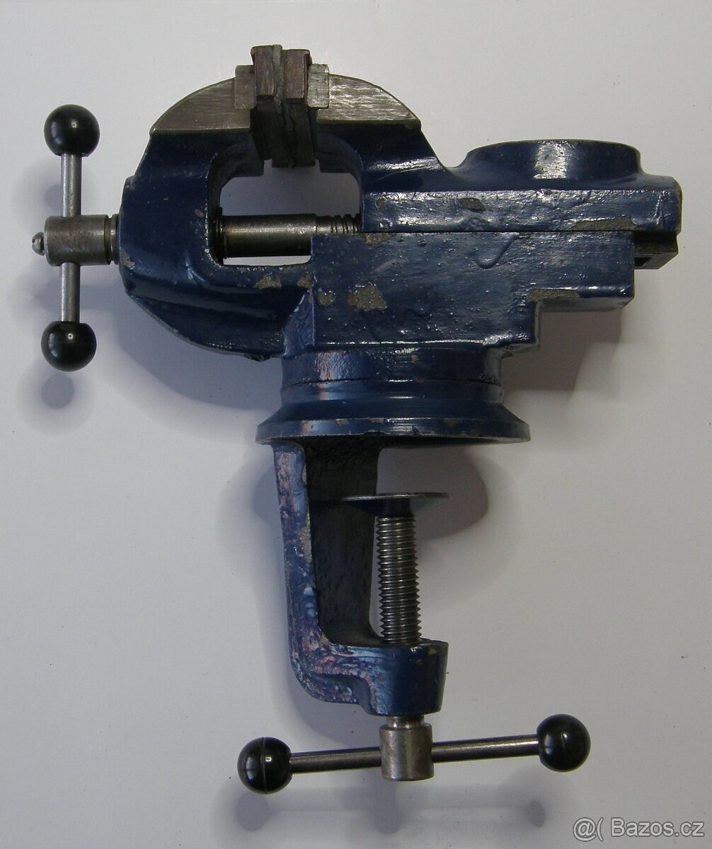 Svěrák otočný 60mm – 8 ks + 6 ks nový - 5