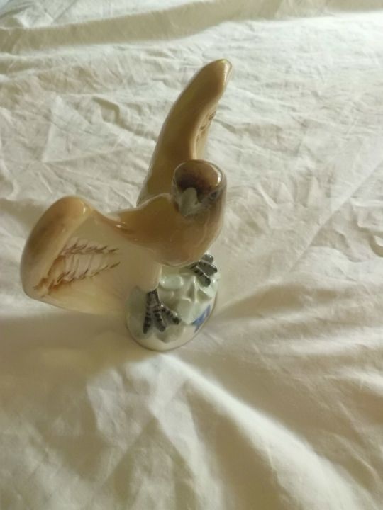 RARE - Stará Porcelánová Soška - SOKOL - Všesokolský Slet XI - 5