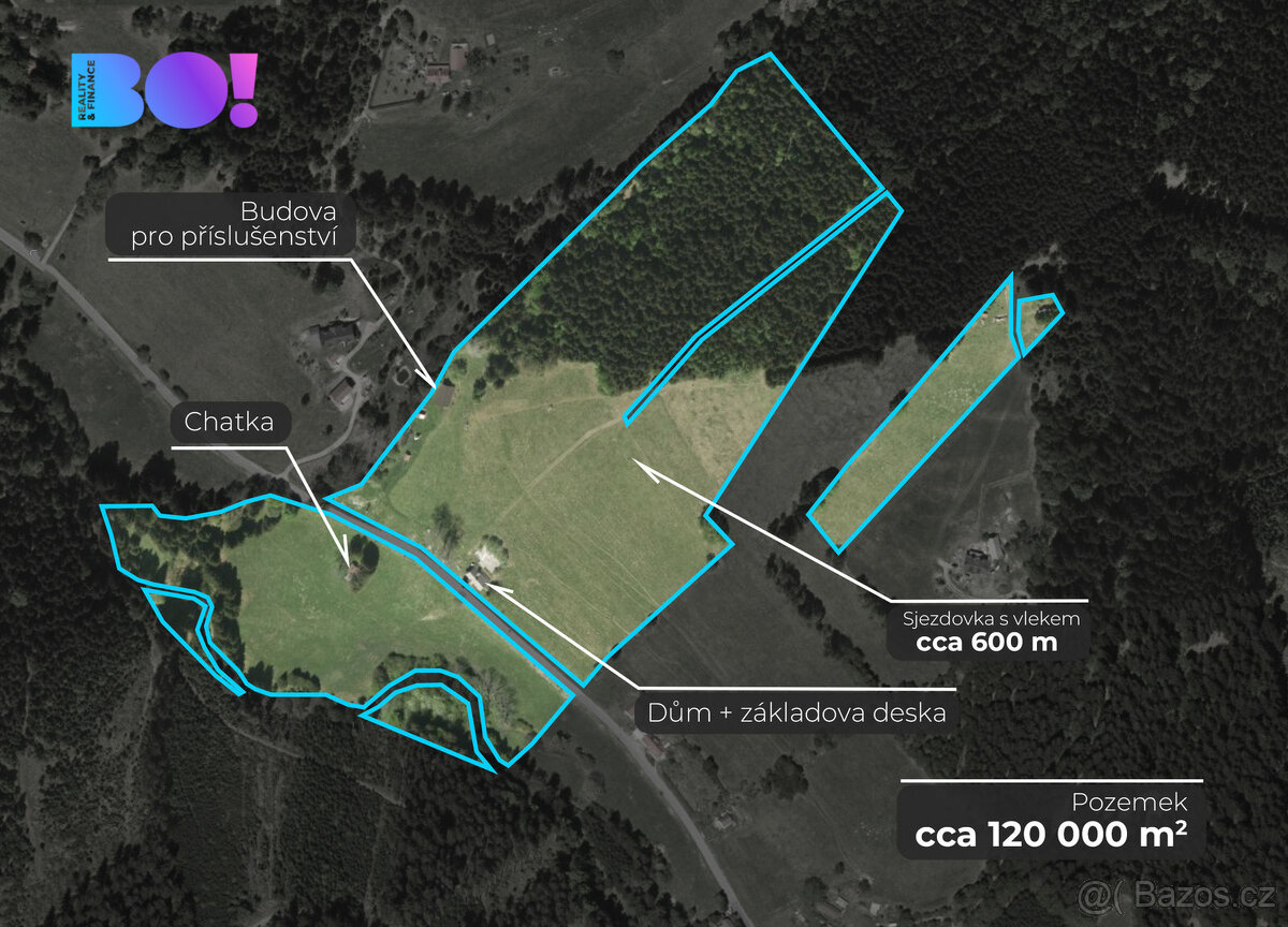 Prodej souboru pozemků 119 241 m², Krásná - 5