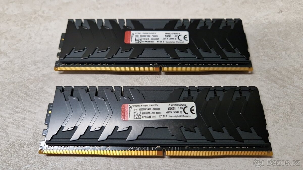 ❰ RAM DDR4 | Kingston HyperX Predator 16GB, 3200MHZ ❱ - 5
