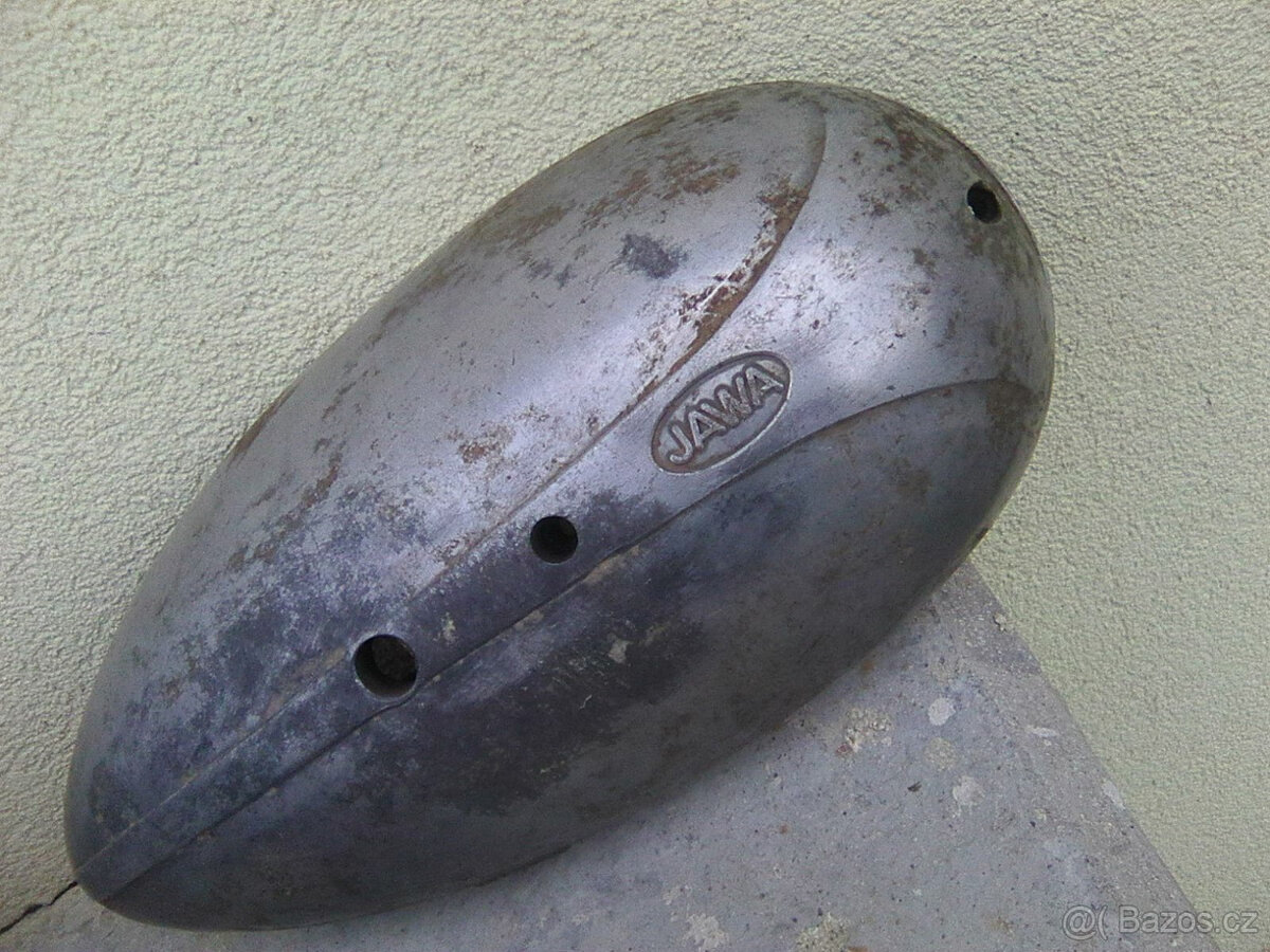 Jawa 250/350 Panelka - kryty řetězu,motoru,výfuky s koleny.. - 5