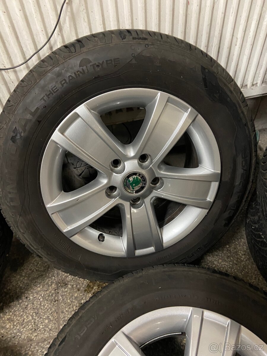 Alu kola 5x112 r15 Škoda - 5