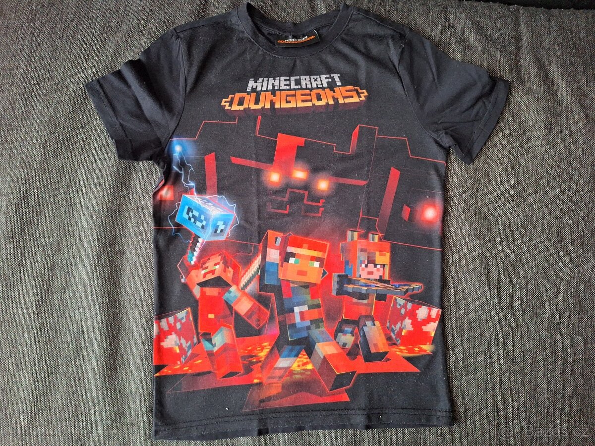 Tričko Minecraft 8-9 let - 5