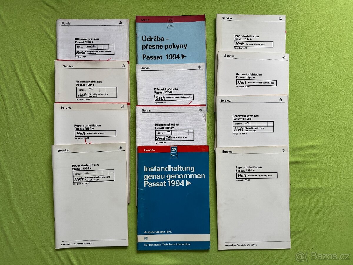 VW Passat prospekty, katalogy, dílenské příručky - 5