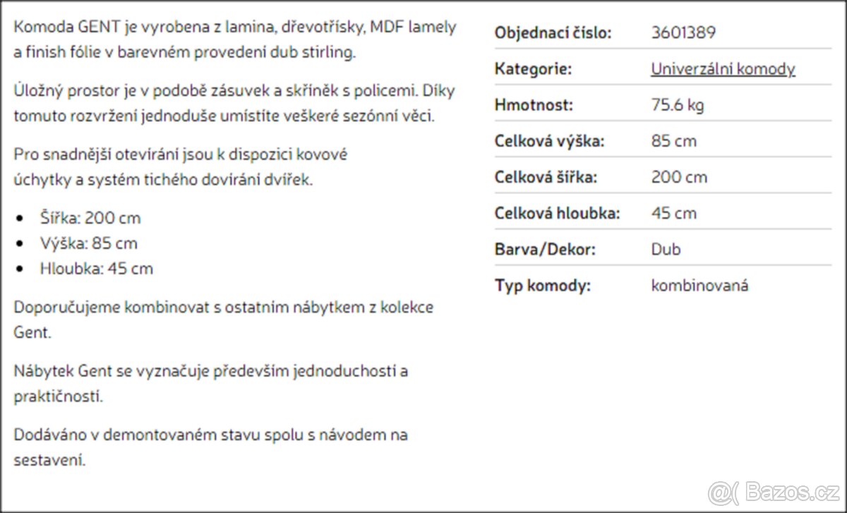 Komoda Gent - Nova - 5