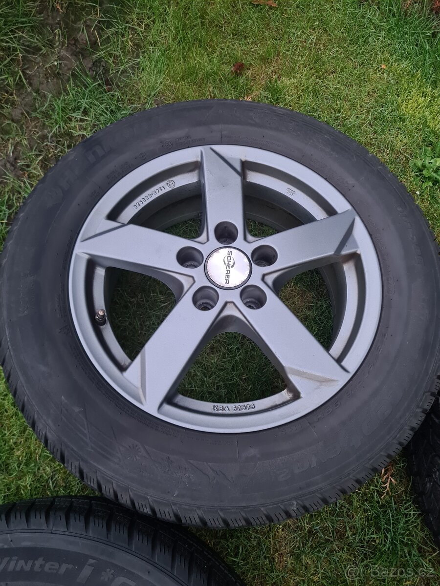 Alu kola 5x112 R16 6,5J ET42 zimní 215/60 R16 - 5