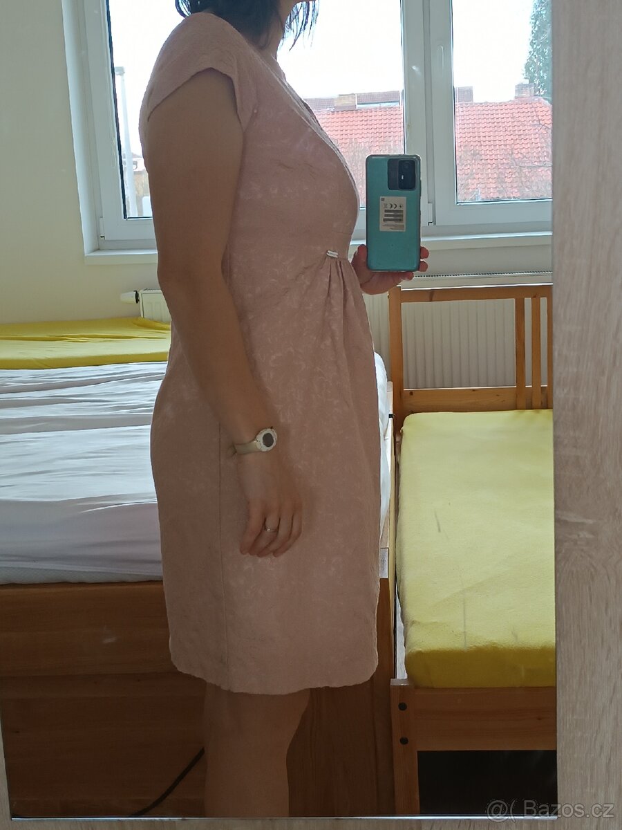 Kojící a těhotenské šaty Happymum, vel. M - 5