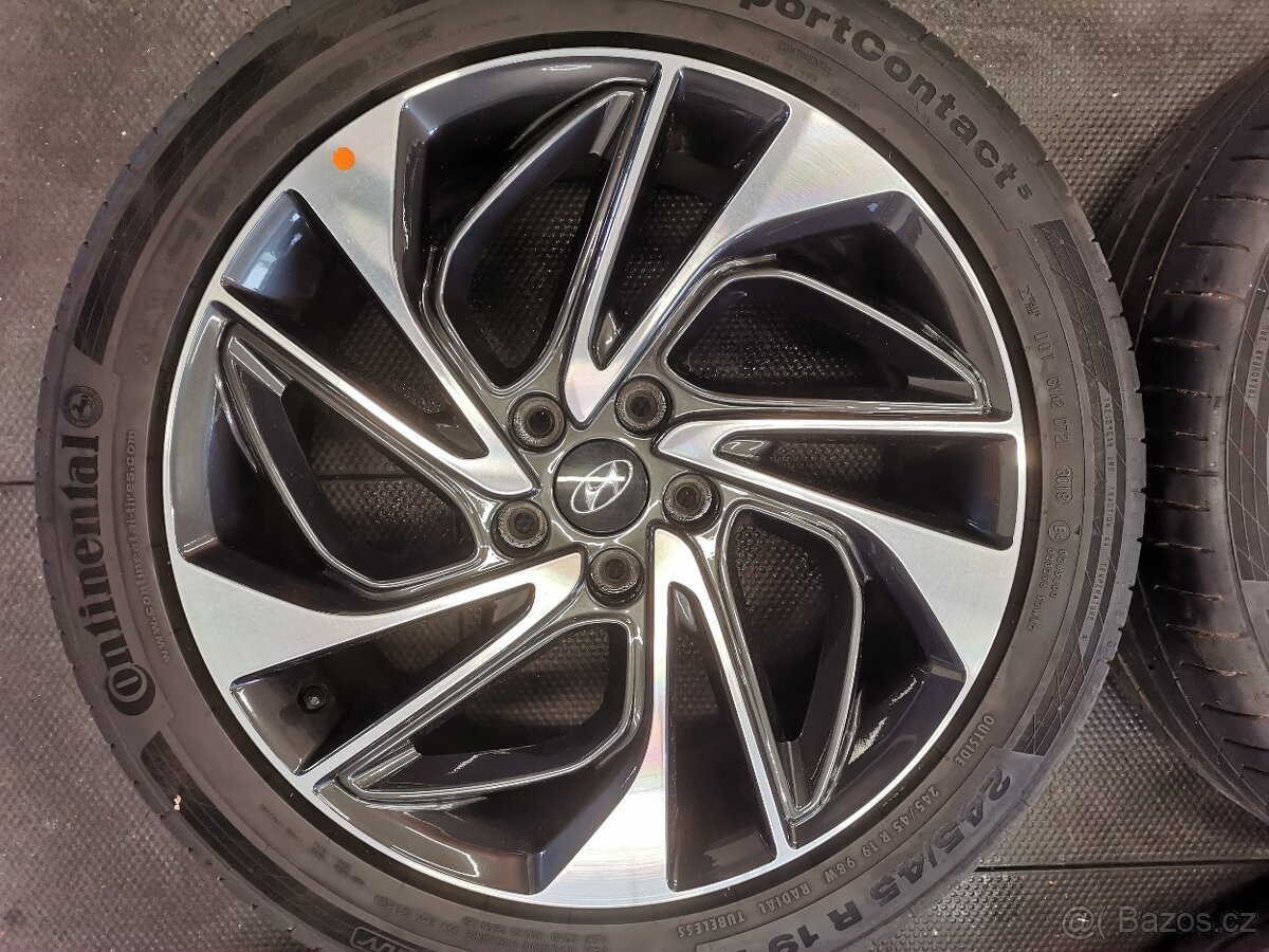 🎉Originální 19 disky hyundai + letní pneu 4-5mm + TMPS🚗 - 5