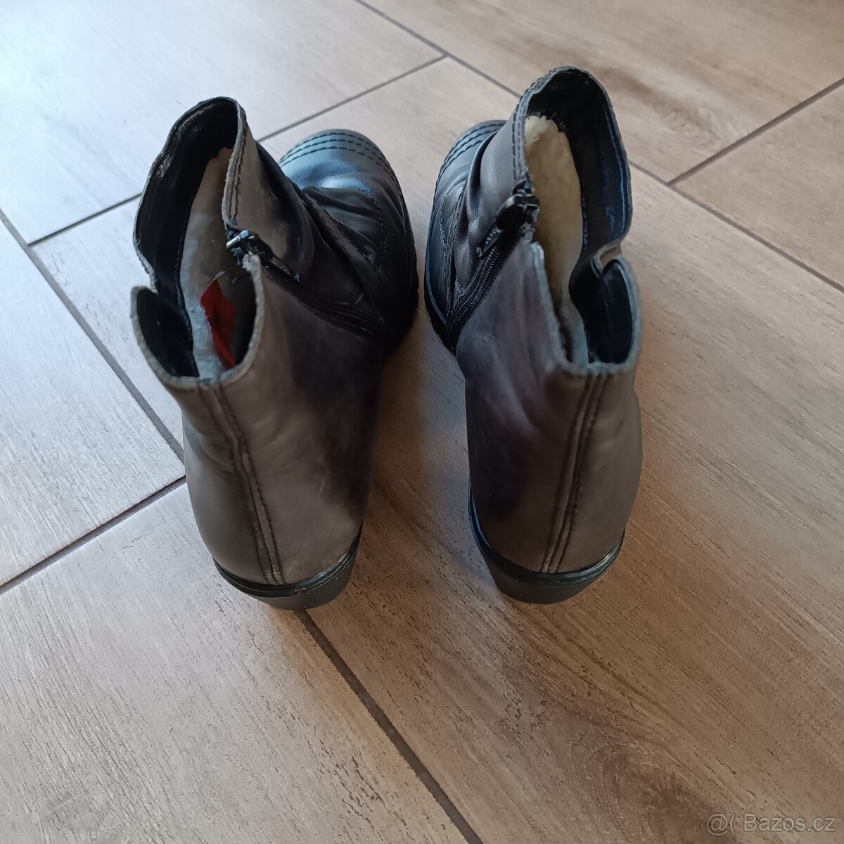 Dámské kožené boty zn. RIEKER (vel. 41, délka stélky 250mm) - 5