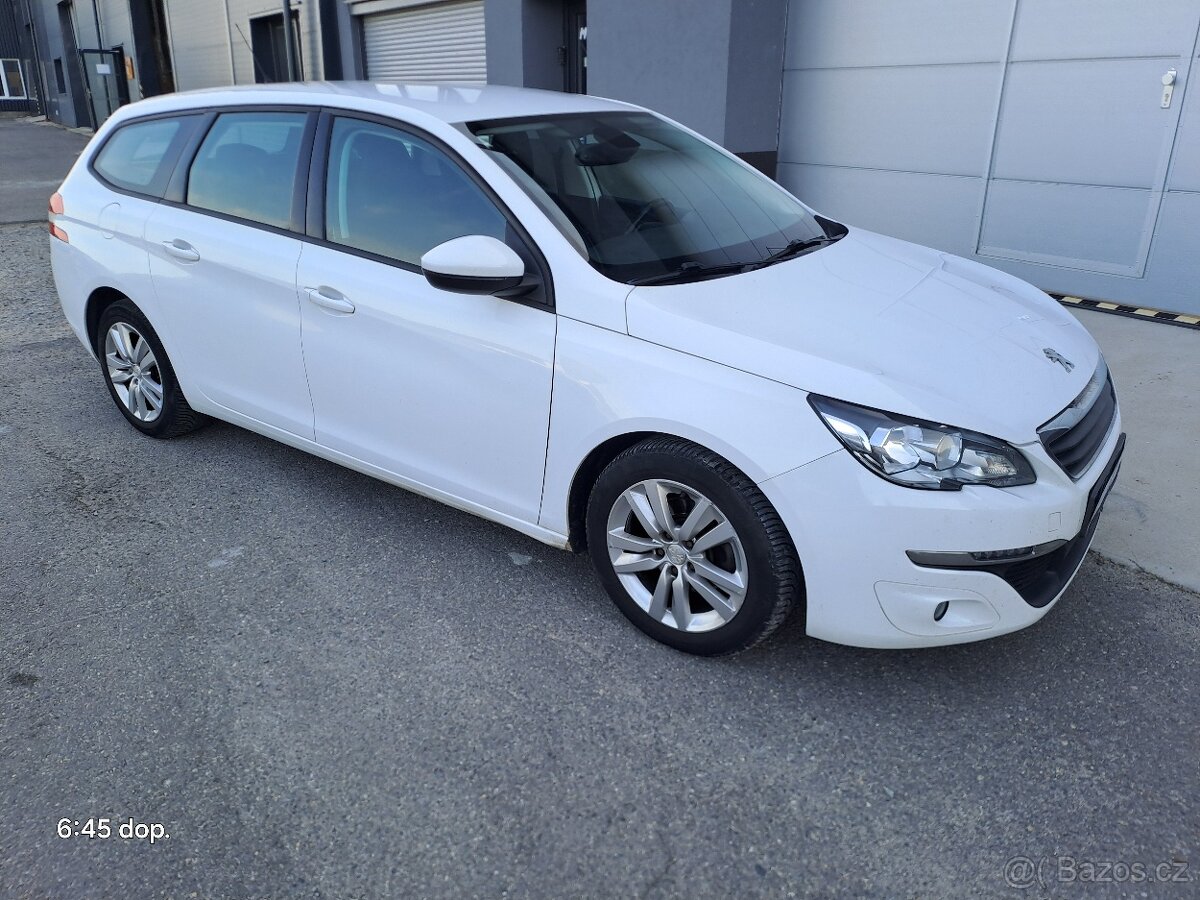PEUGEOT 308 SW 1.6HDi combi r.16 170000km ČR, VELMI PĚKNÝ - 5