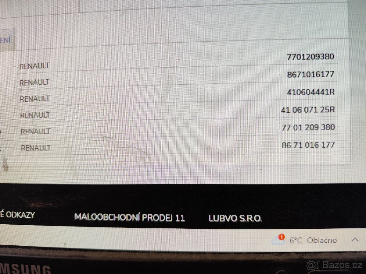 Renault přední brzdové destičky - 5