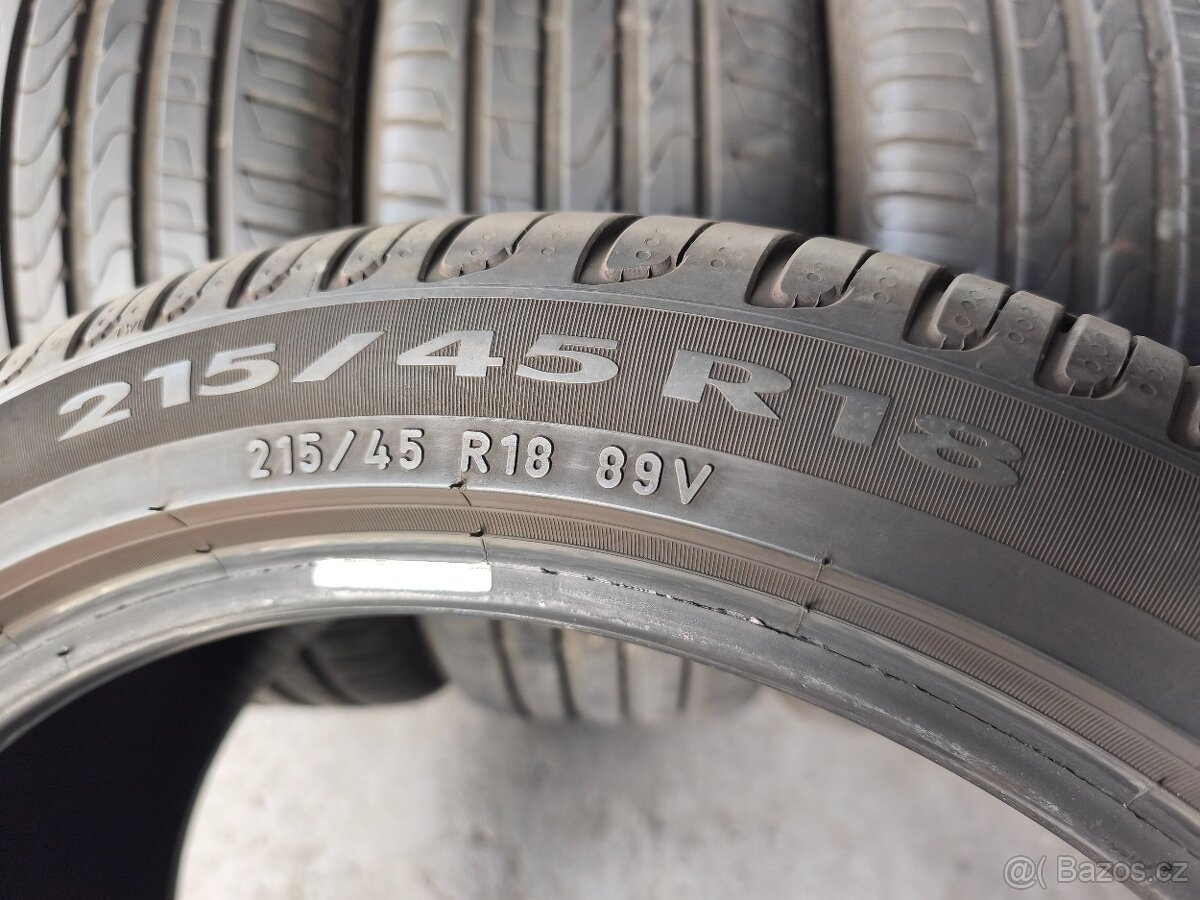 215/45 r18 letní pneumatiky Pirelli Cinturato P7 6,5mm - 5