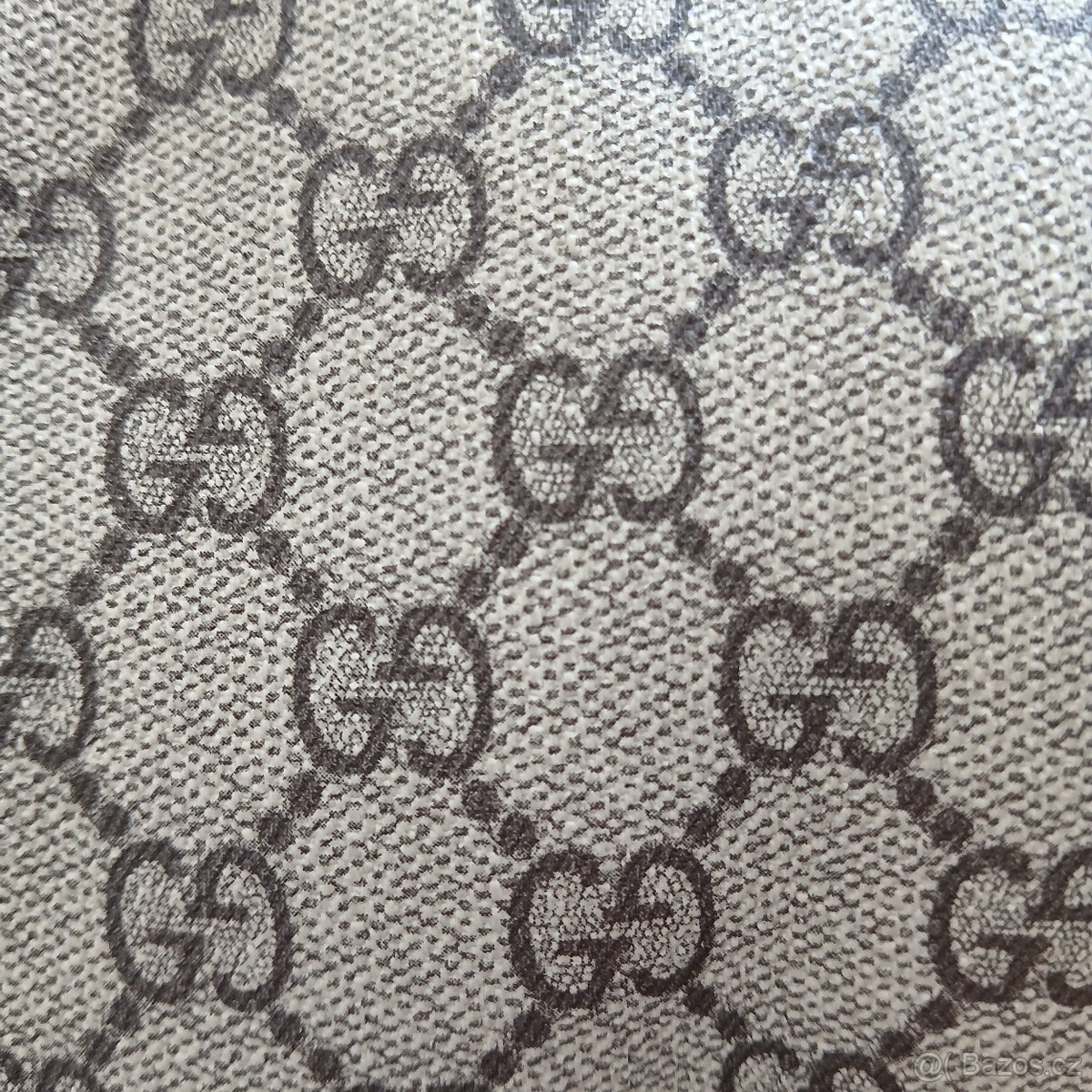 Cestovní omyvatelná taška Gucci béžová s hnědým popruhem - 5