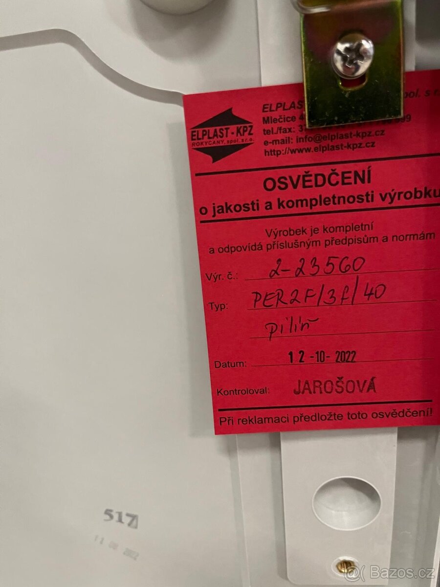 Elektroměrový sloupek – nový, 5 ks skladem - 5