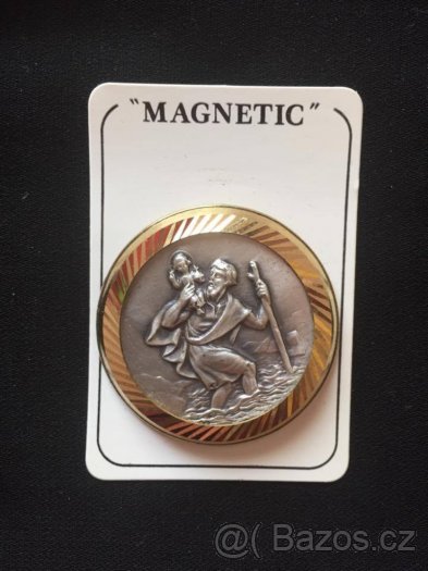 Magnetka Sv. Kryštof do auta - 5