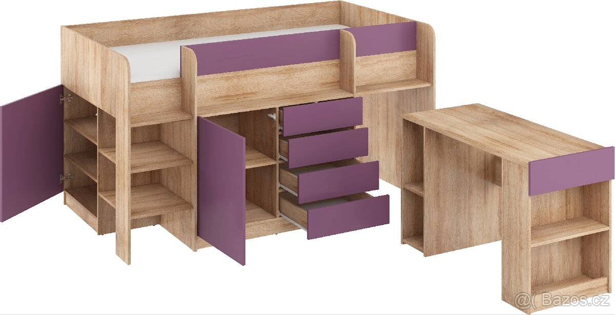 Vyvýšená postel ANSBERT - 5