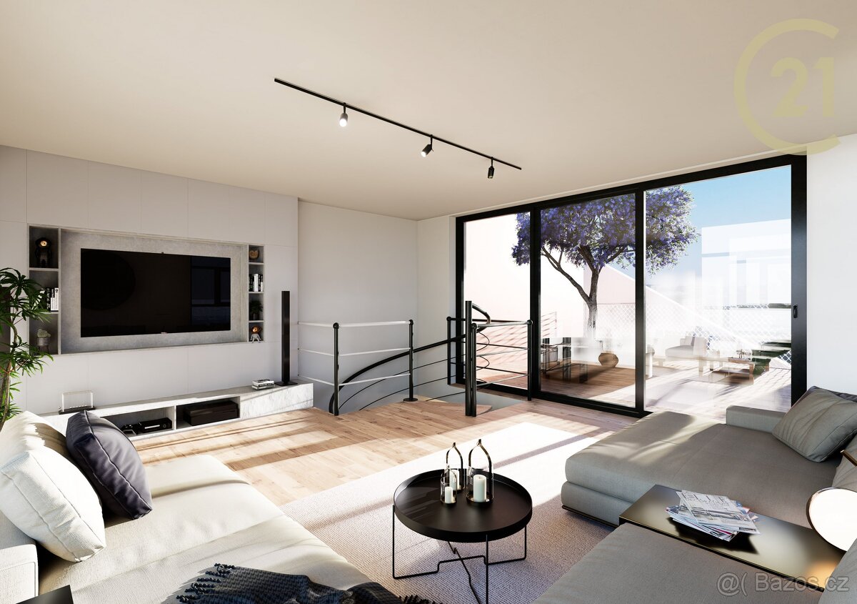 Mezonetový byt 3+kk s výhledem na Brno, novostavba - 5