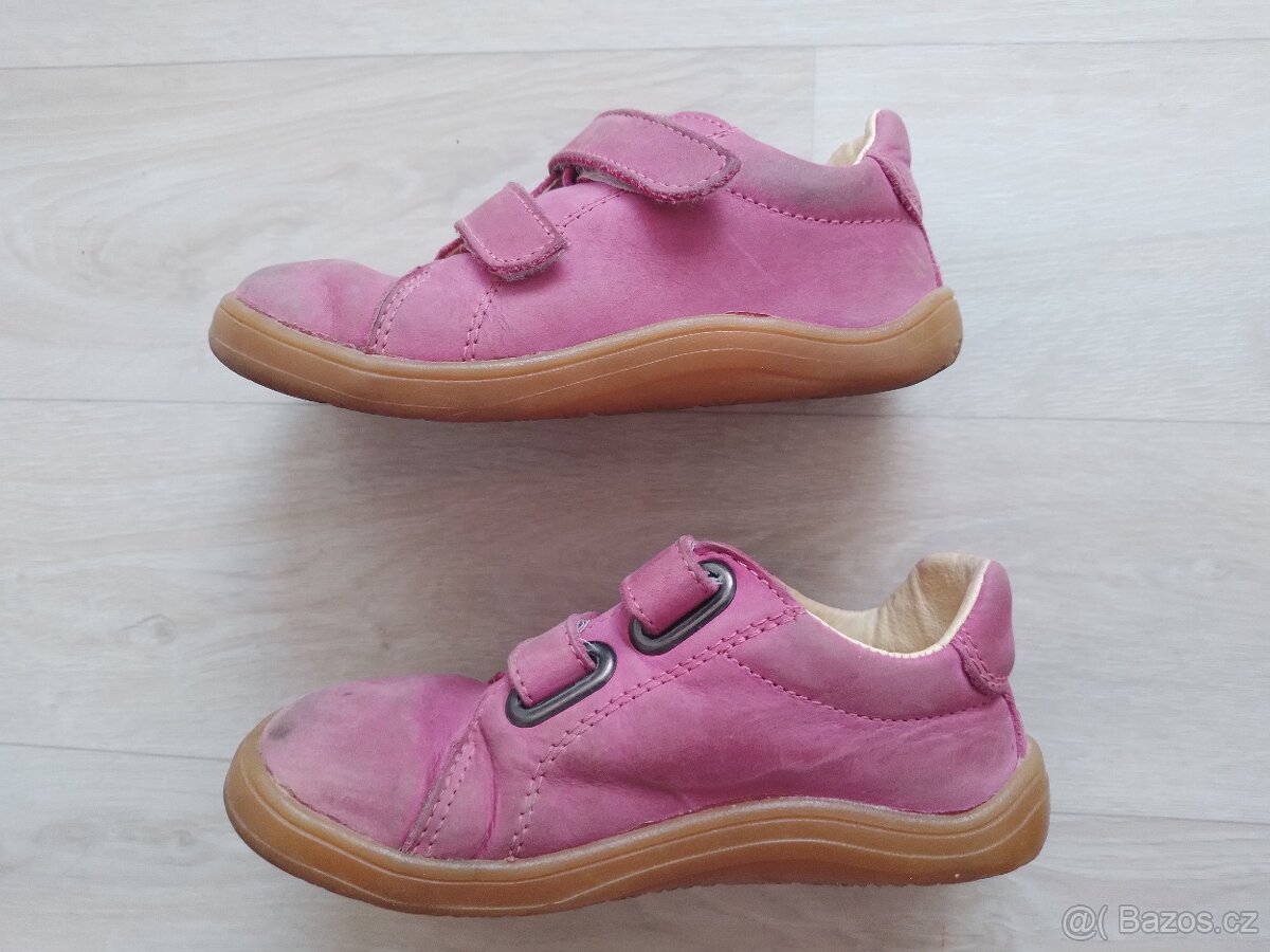 Dívčí kožené barefoot celoročky Baby Bare Febo Spring vel.25 - 5