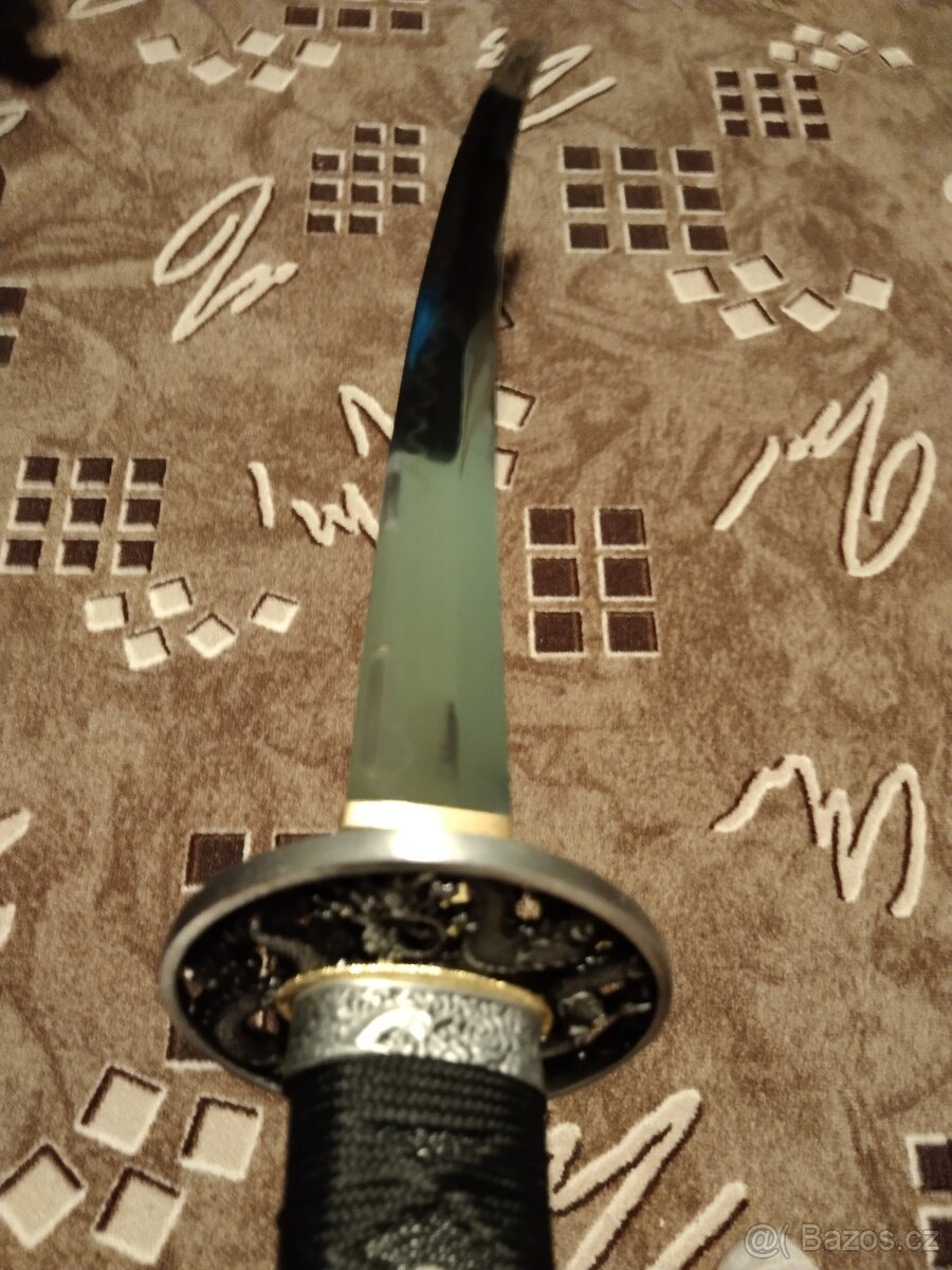 Katana Arare čepel z uhlíkové oceli T-10 - 5