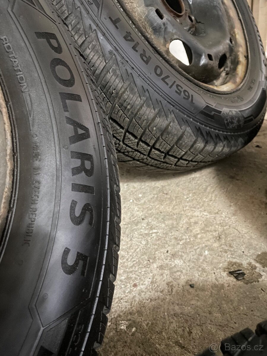 Disky Fabia 5x100 R14 zimní pneu 2022 (cena za sadu) - 5