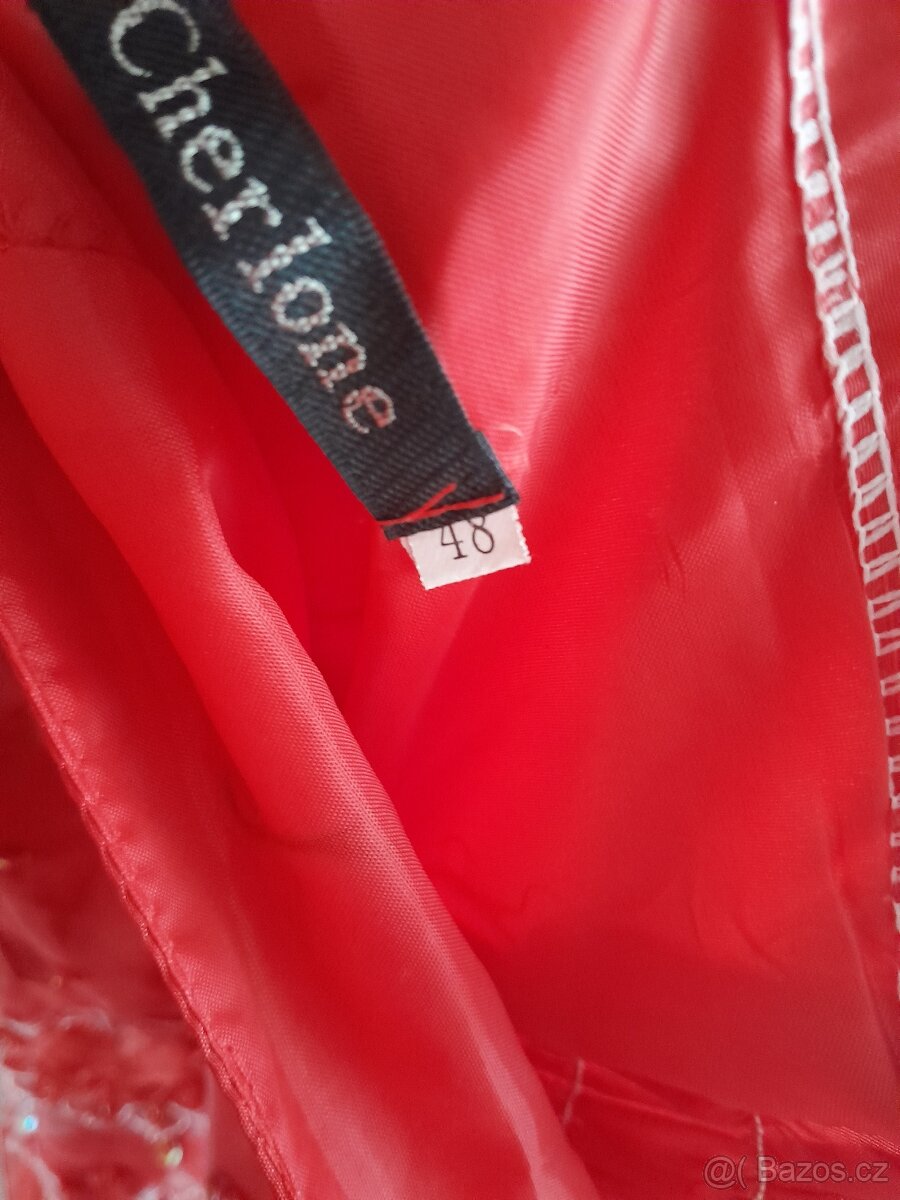 Plesové šaty červené - 5