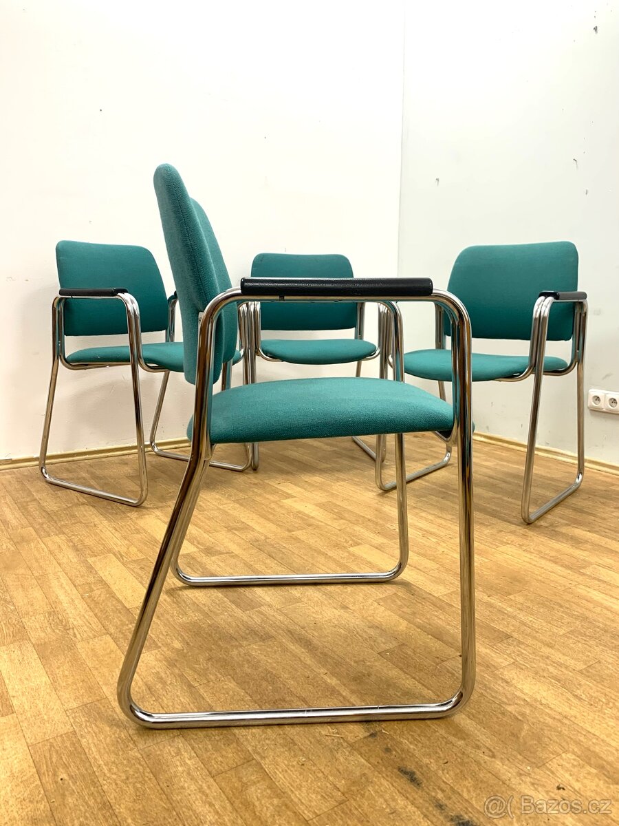 Retro židle s područkami 70. léta - 5